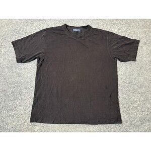 Joseph & Lyman Shirt Mens L Black Short Sleeve Crew Neck Jersey Tee Basic